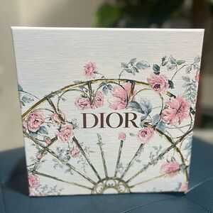 Dior Pink Floral Box with Gold Accents